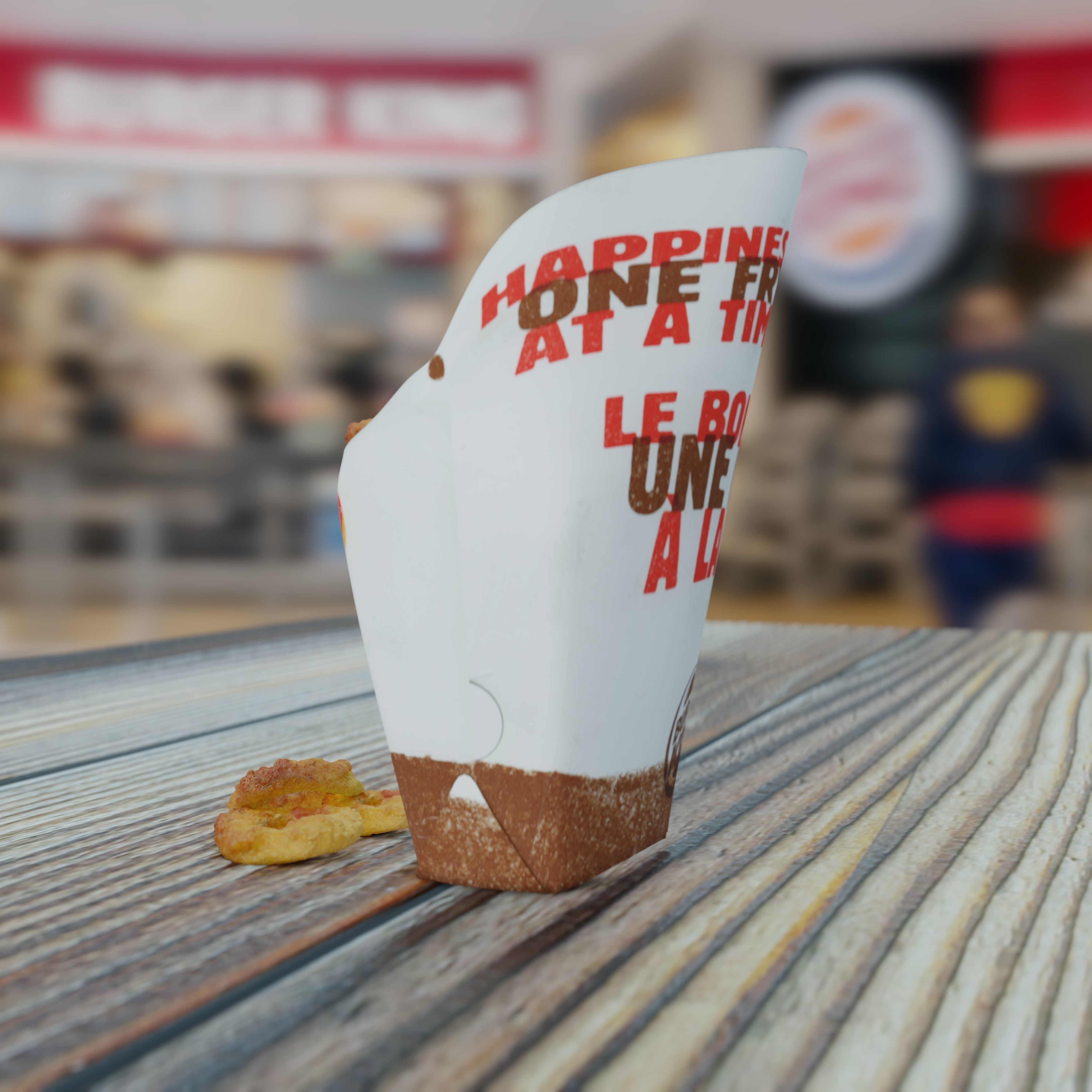 Burger King Onion Rings Photorealistic Low Poly PBR Low-poly 3D model_19