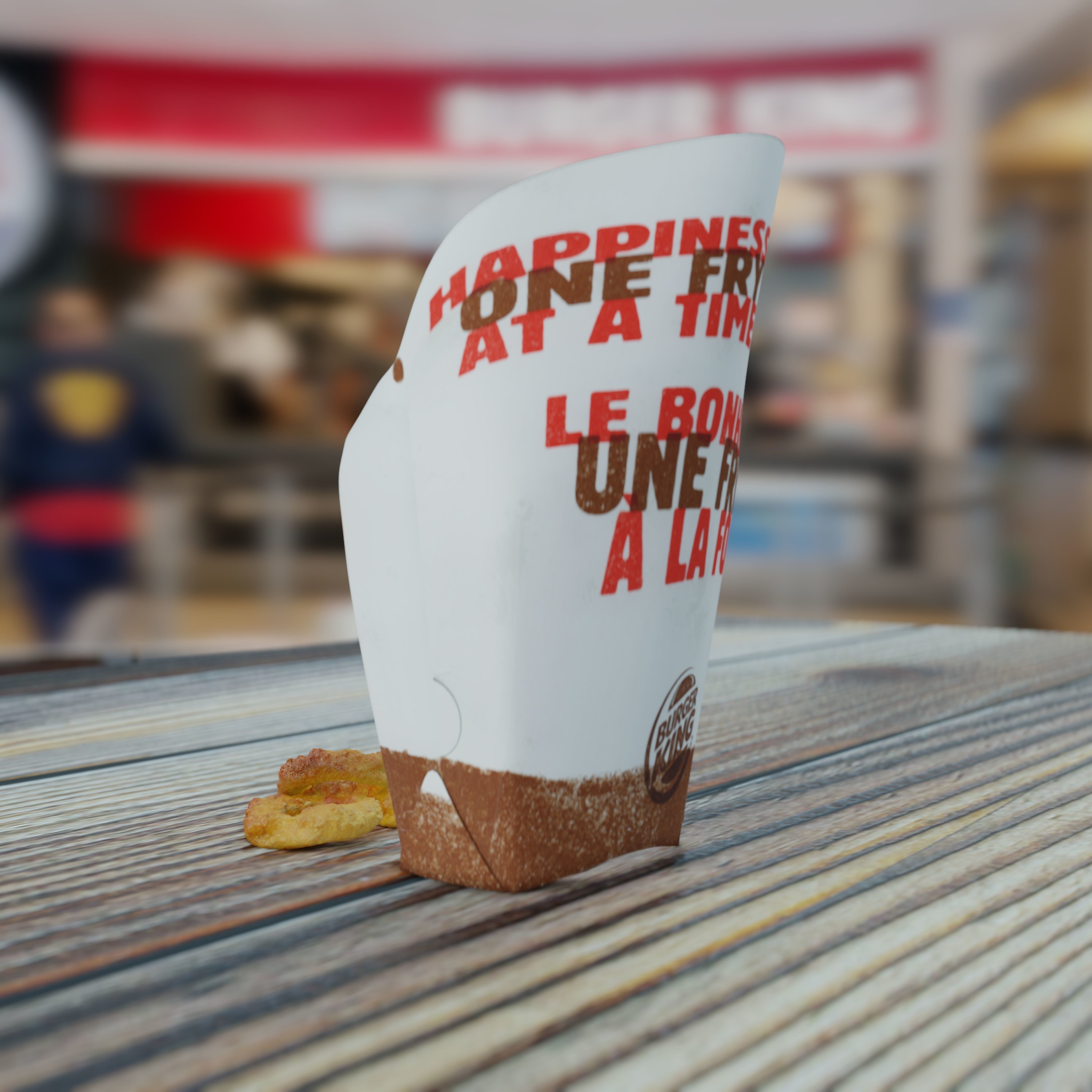 Burger King Onion Rings Photorealistic Low Poly PBR Low-poly 3D model_20