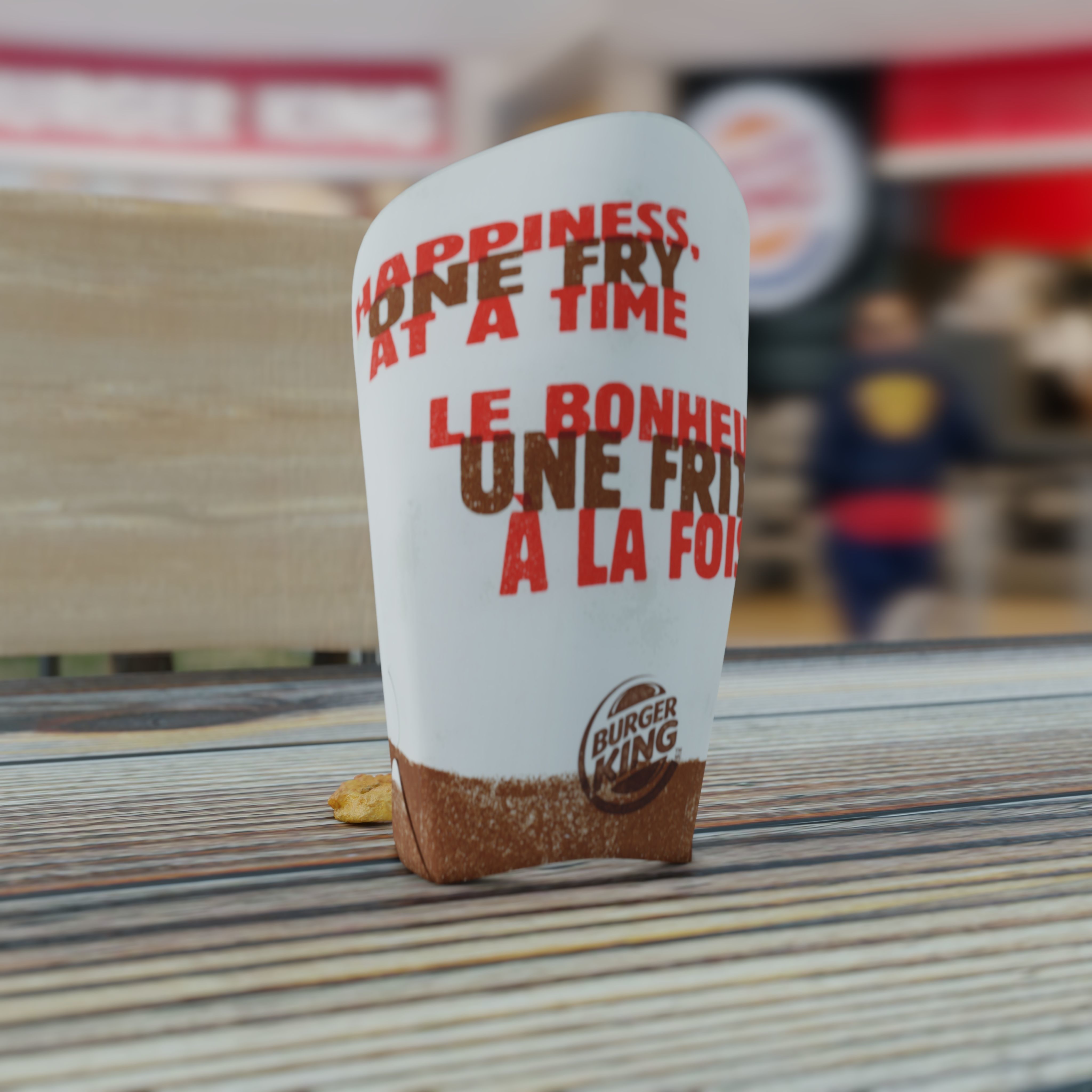 Burger King Onion Rings Photorealistic Low Poly PBR Low-poly 3D model_22