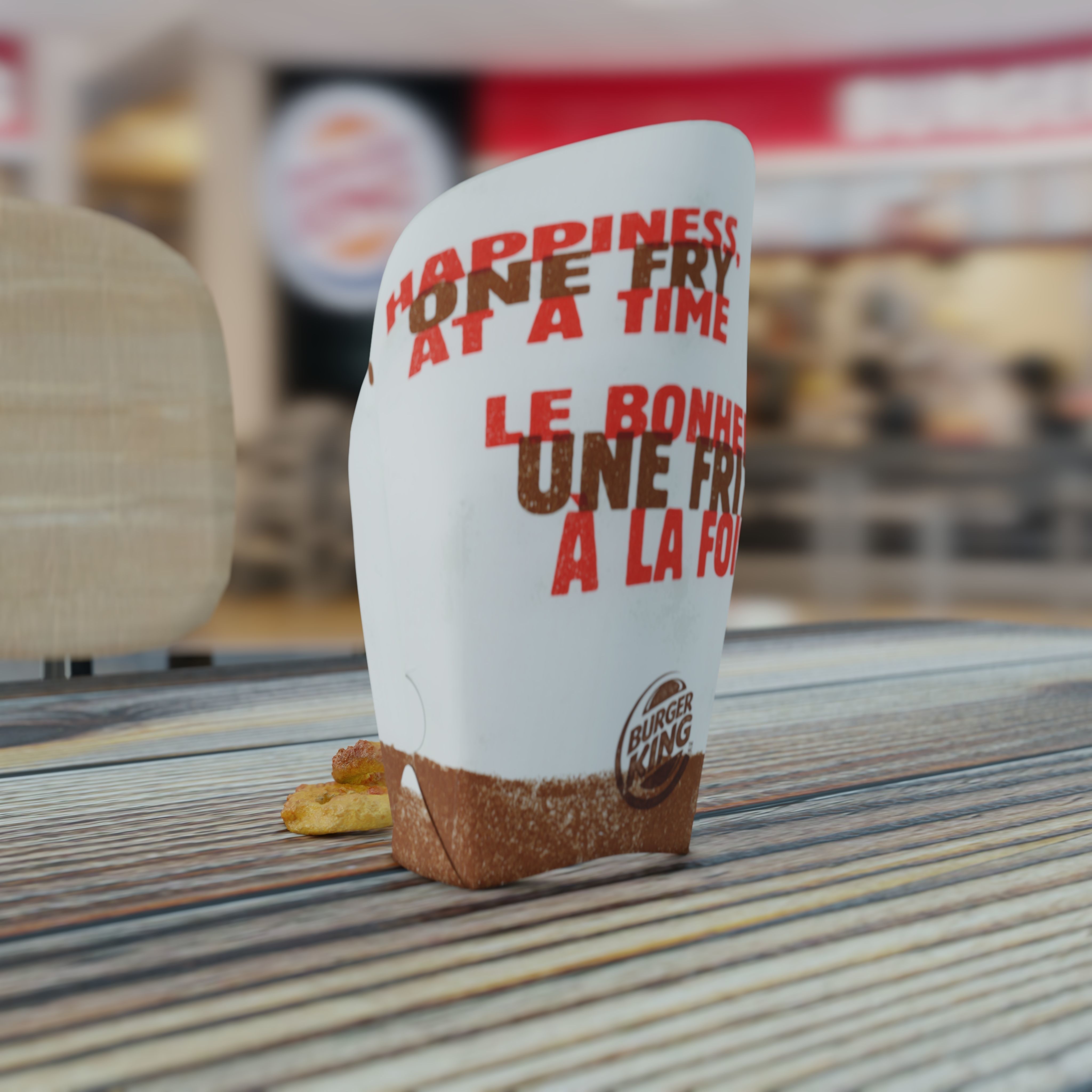 Burger King Onion Rings Photorealistic Low Poly PBR Low-poly 3D model_21