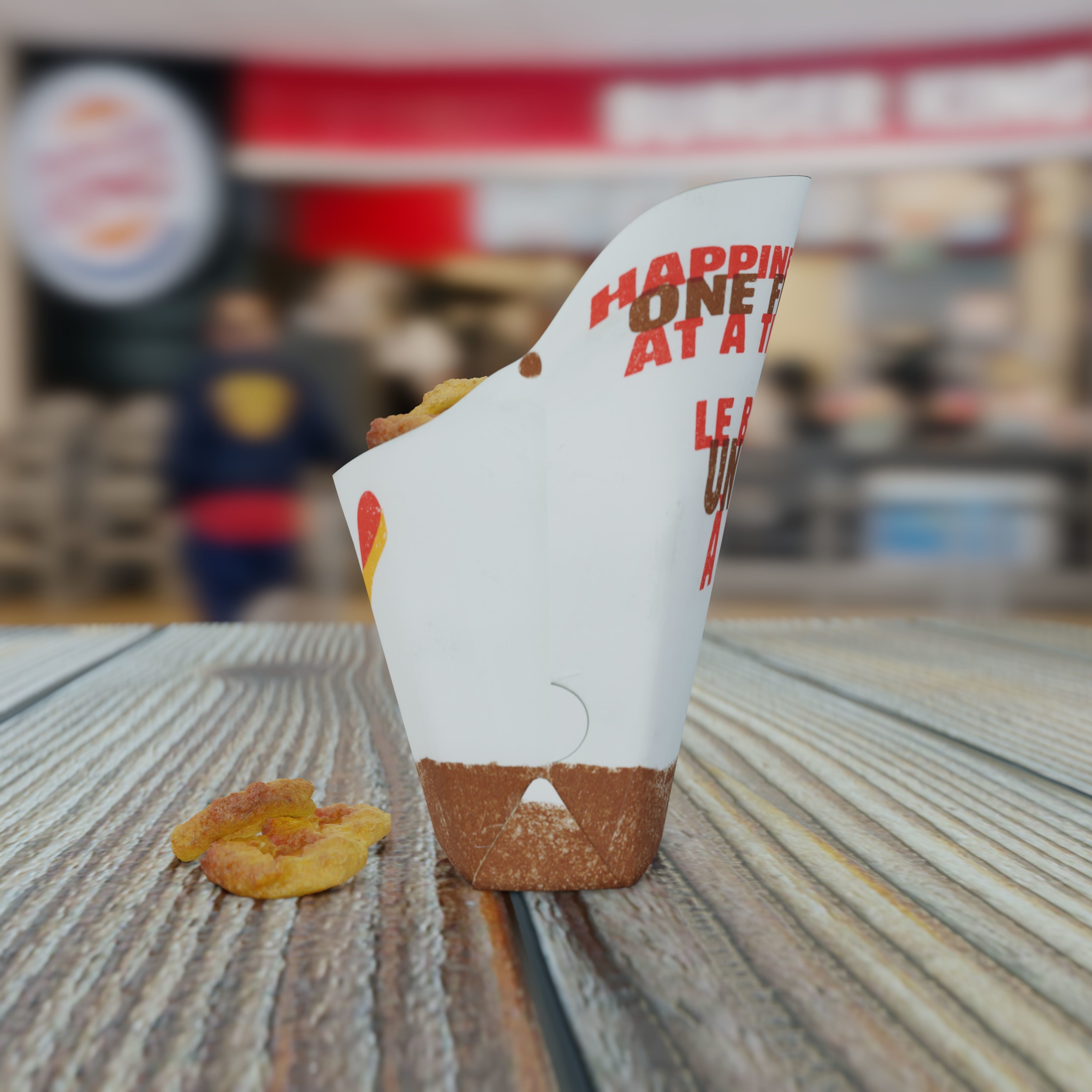 Burger King Onion Rings Photorealistic Low Poly PBR Low-poly 3D model_17