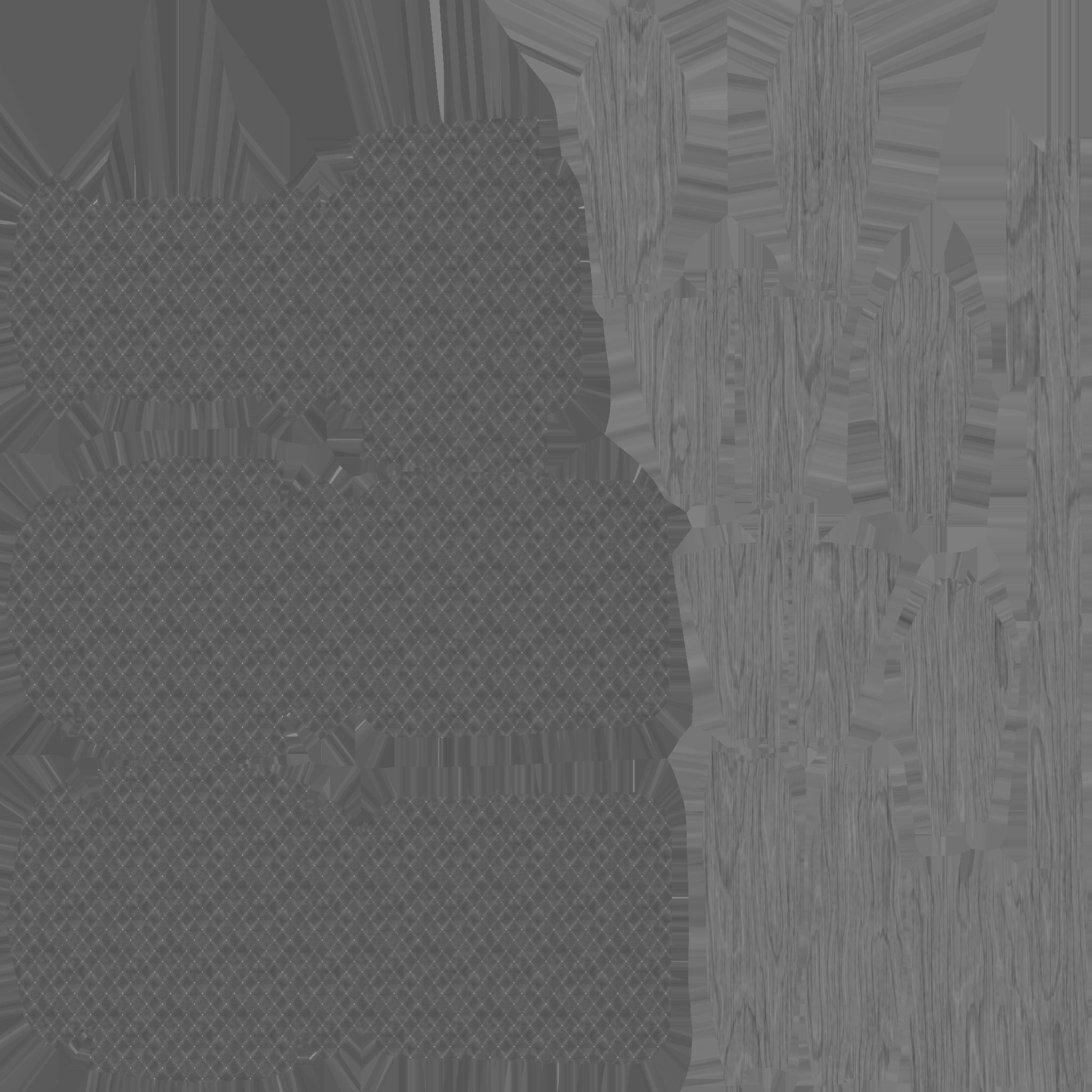 Brown Leather Armchair - Furniture Interior Design Low-poly 3D model_10