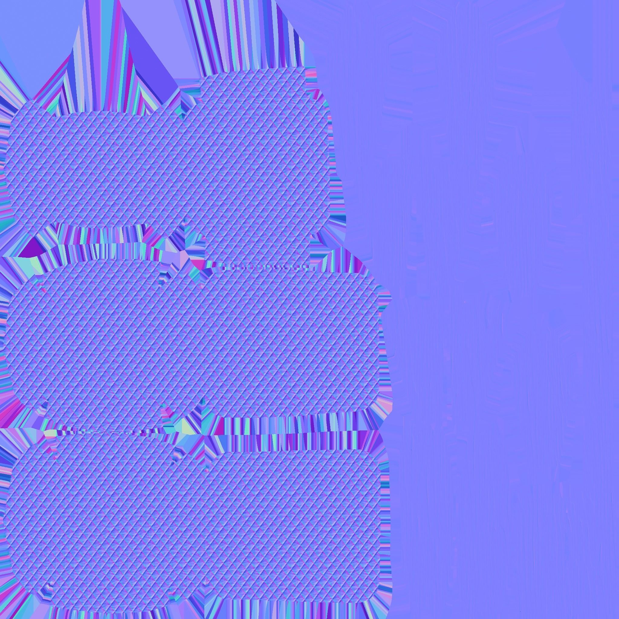 Brown Leather Armchair - Furniture Interior Design Low-poly 3D model_15