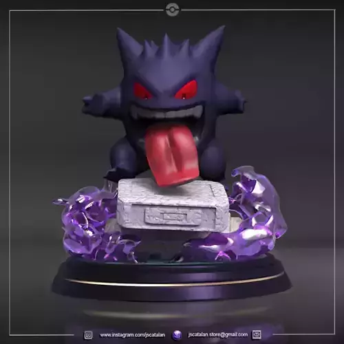 Gengar Gravekeeper 3D print model