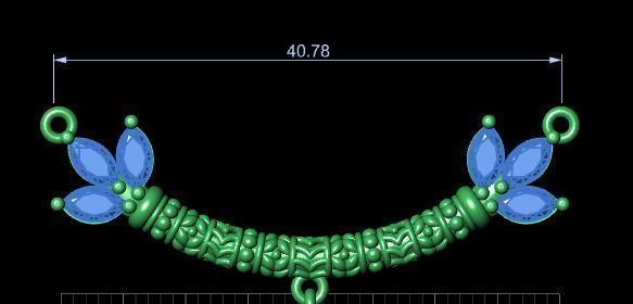 pendant Flower 3D print model_13