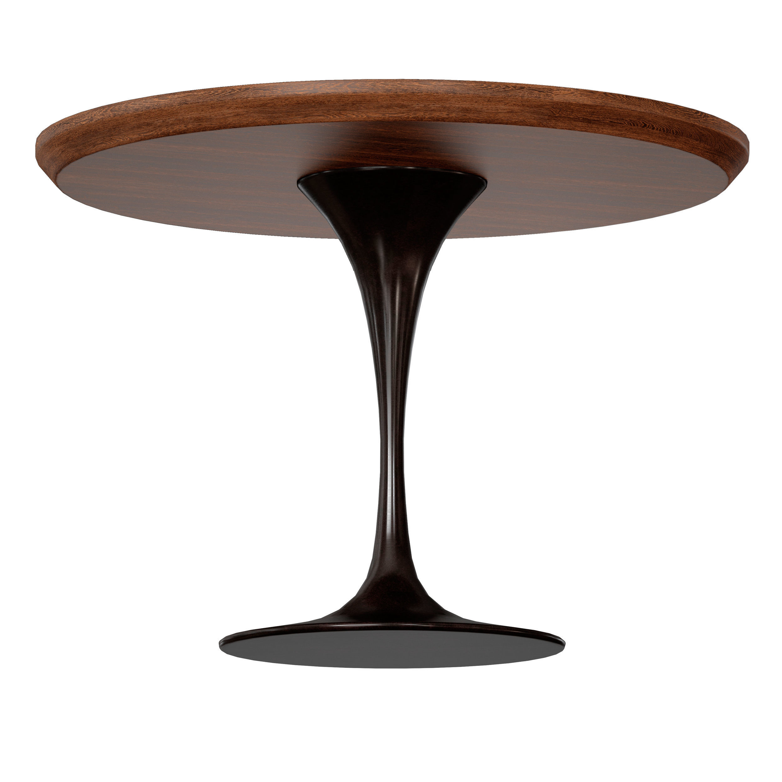 Penn Patchwork Bronze 42 Pedestal Base Dining Table 3D model_2