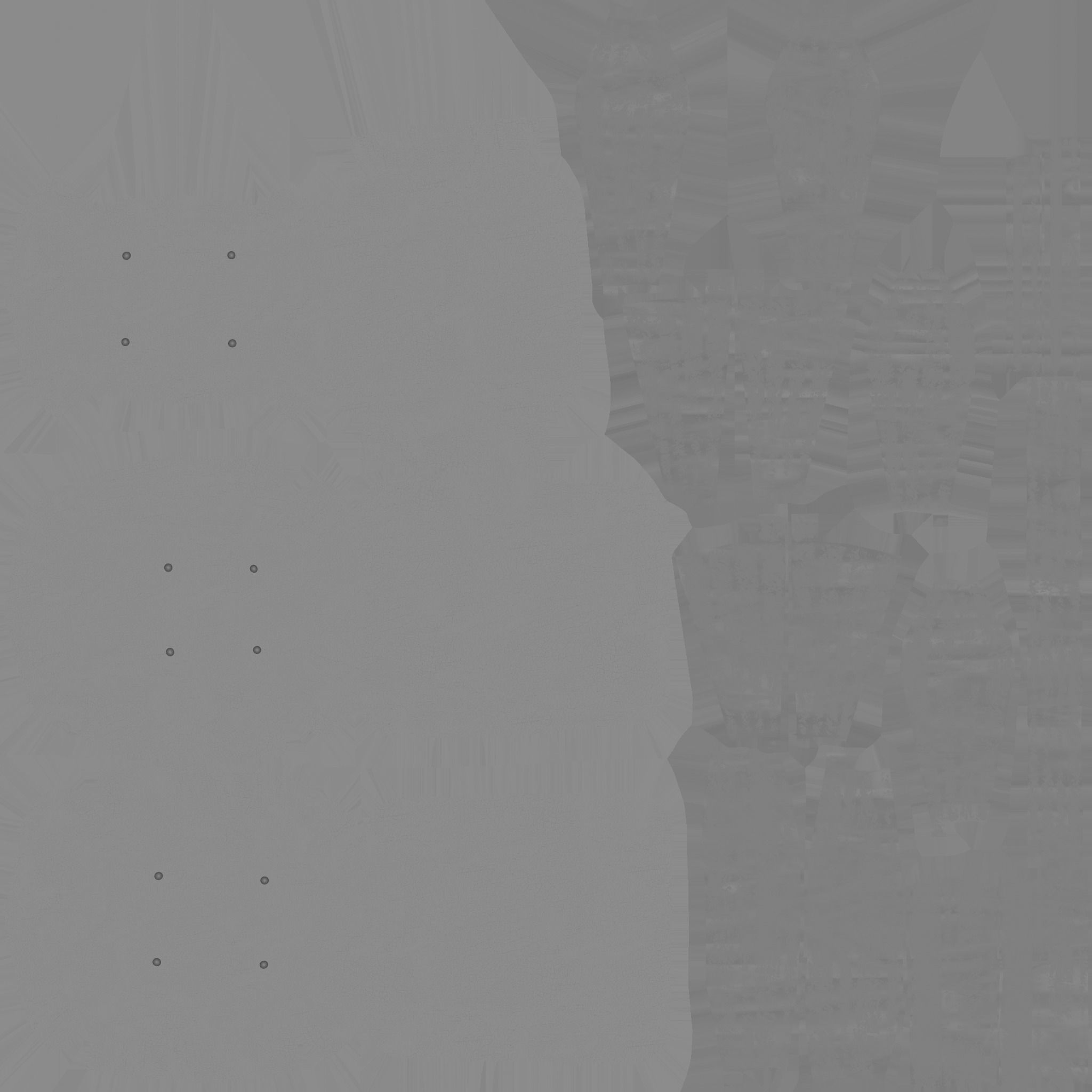 Rust Leather Armchair - Furniture Interior Design Low-poly 3D model_12