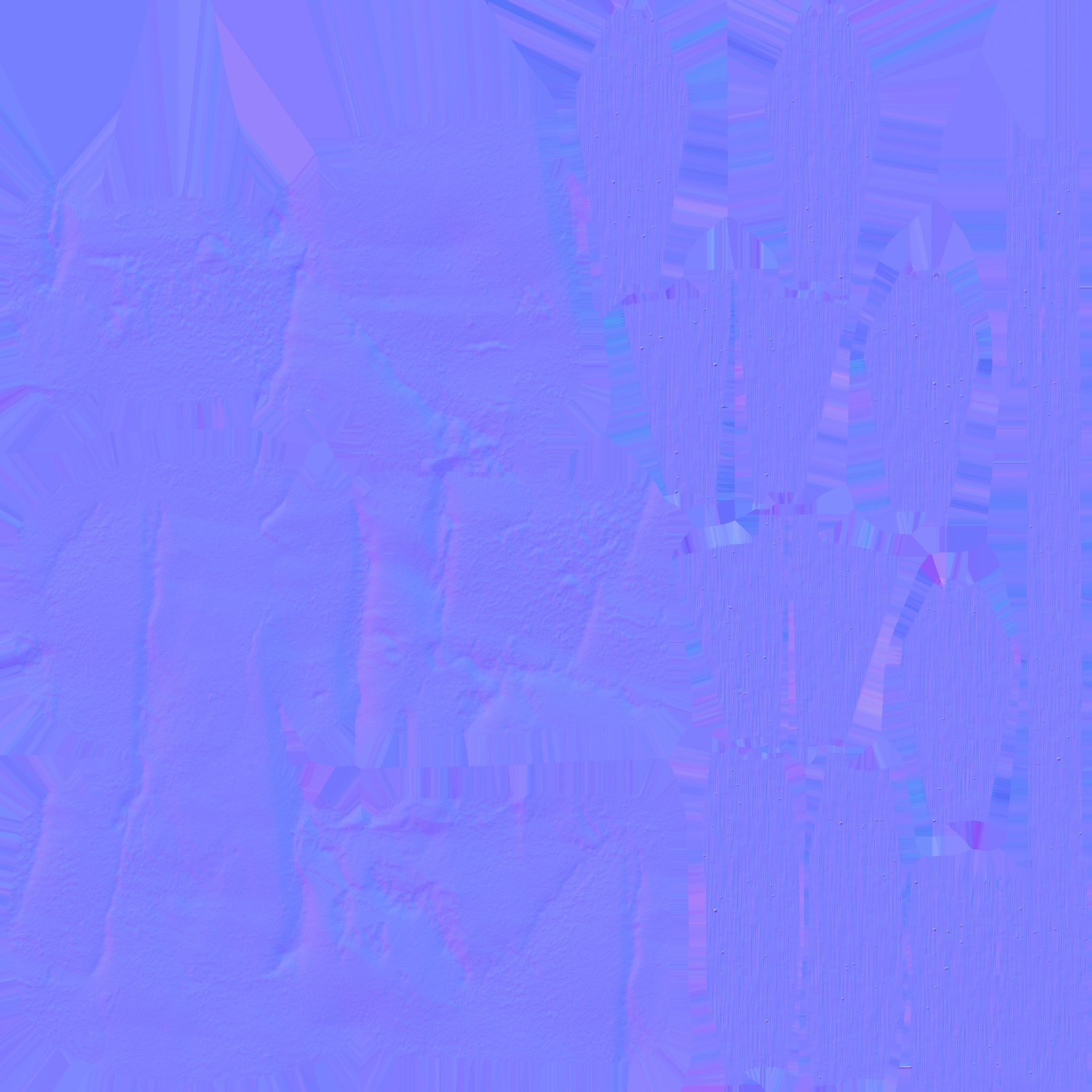 White Wood Armchair - Furniture Interior Design Low-poly 3D model_14