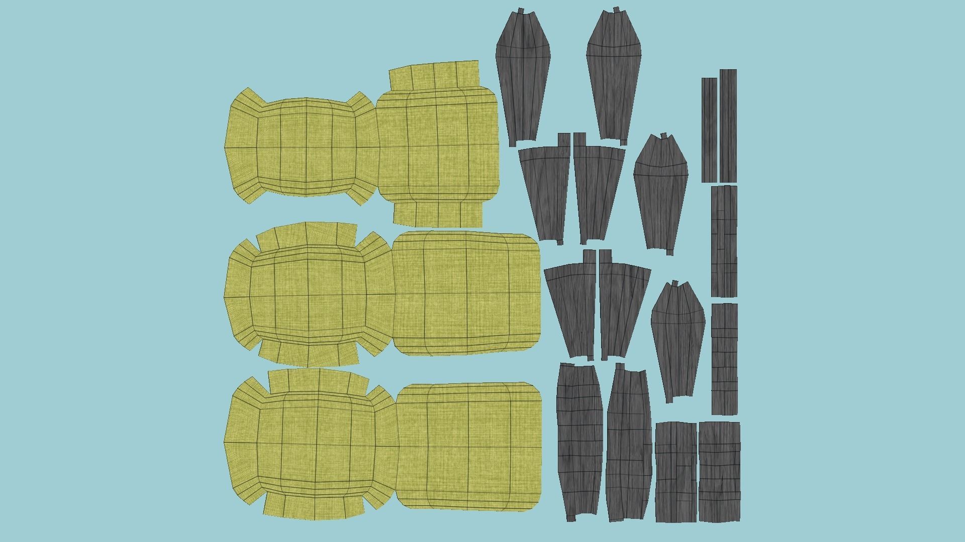 Armchair Collection Asset - Furniture Interior Design _49