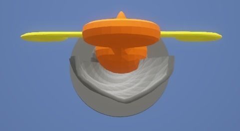 Pokemon Rotom Fan 3D Model 50 mm 3D print model_9