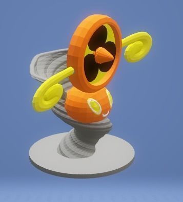 Pokemon Rotom Fan 3D Model 50 mm 3D print model_5