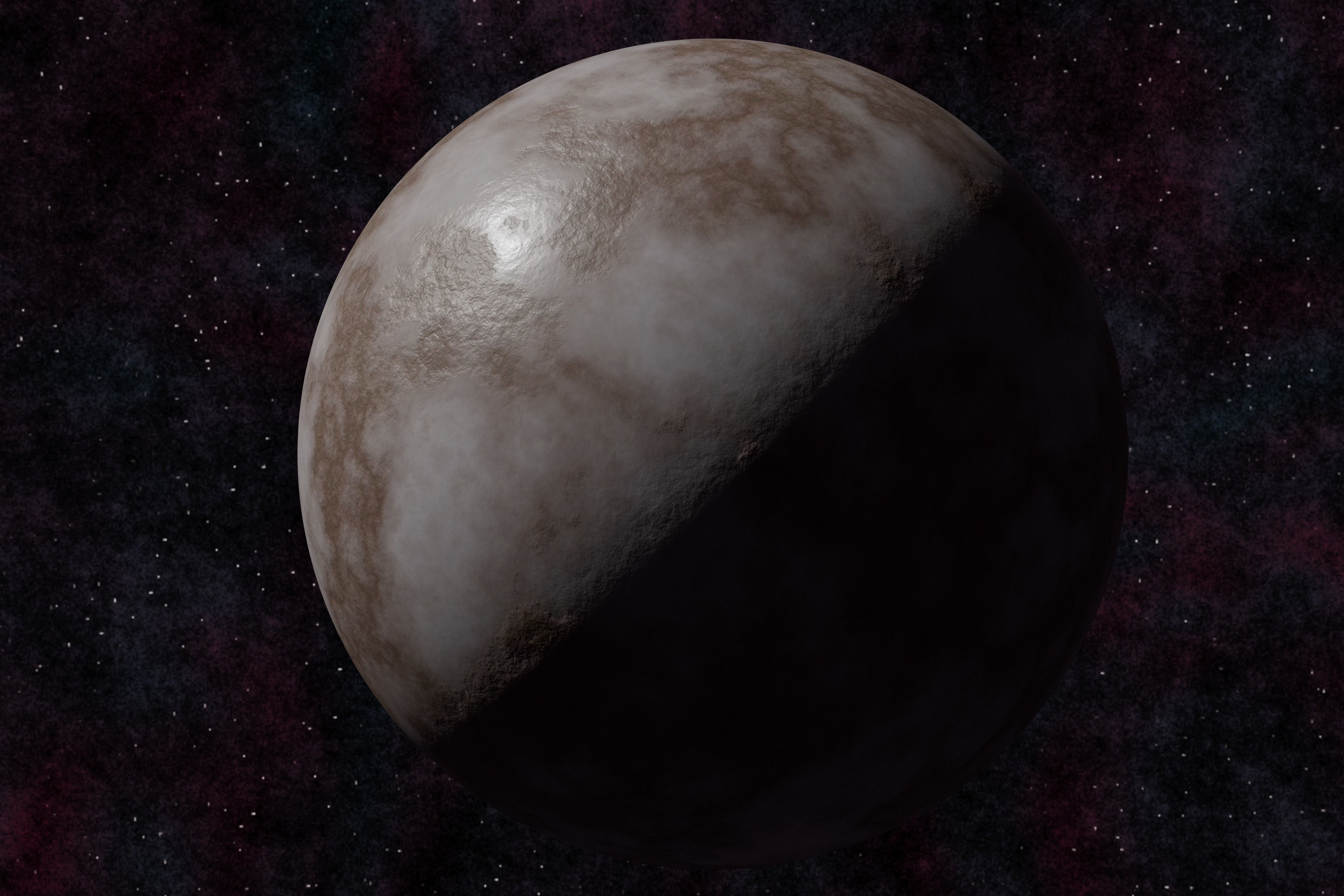 Ice planet 009-alfa Low-poly 3D model_3