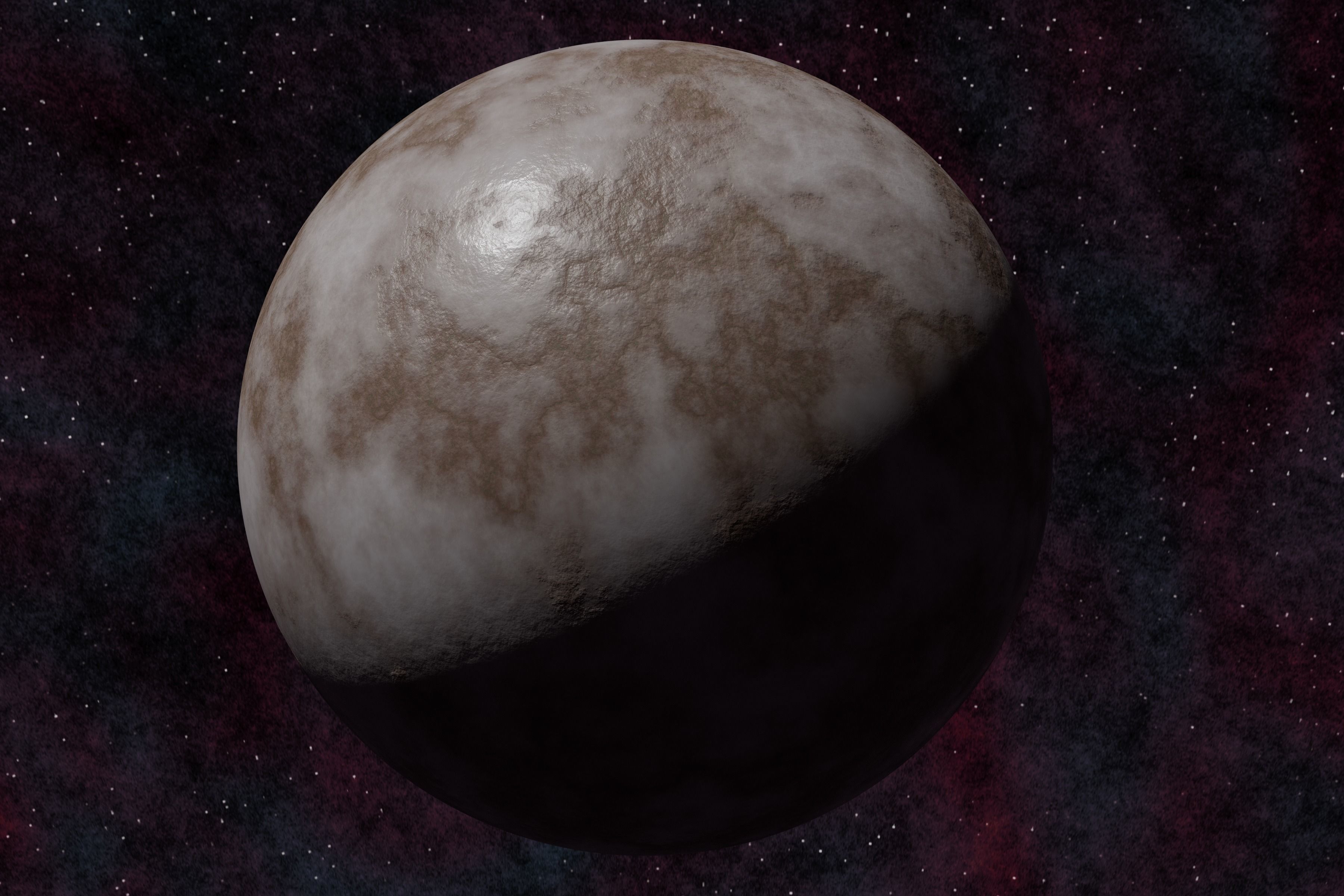 Ice planet 009-alfa Low-poly 3D model_6