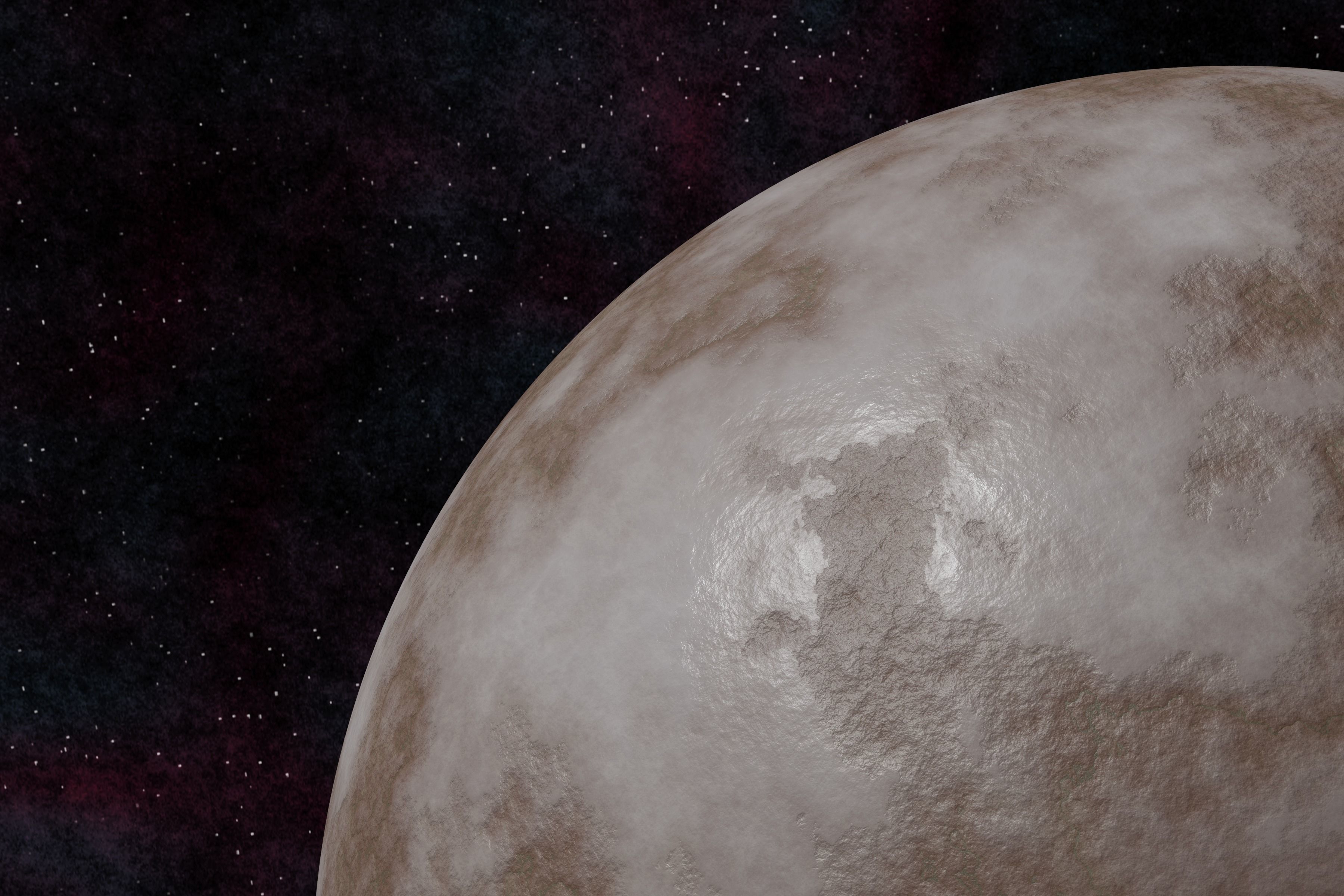 Ice planet 009-alfa Low-poly 3D model_8