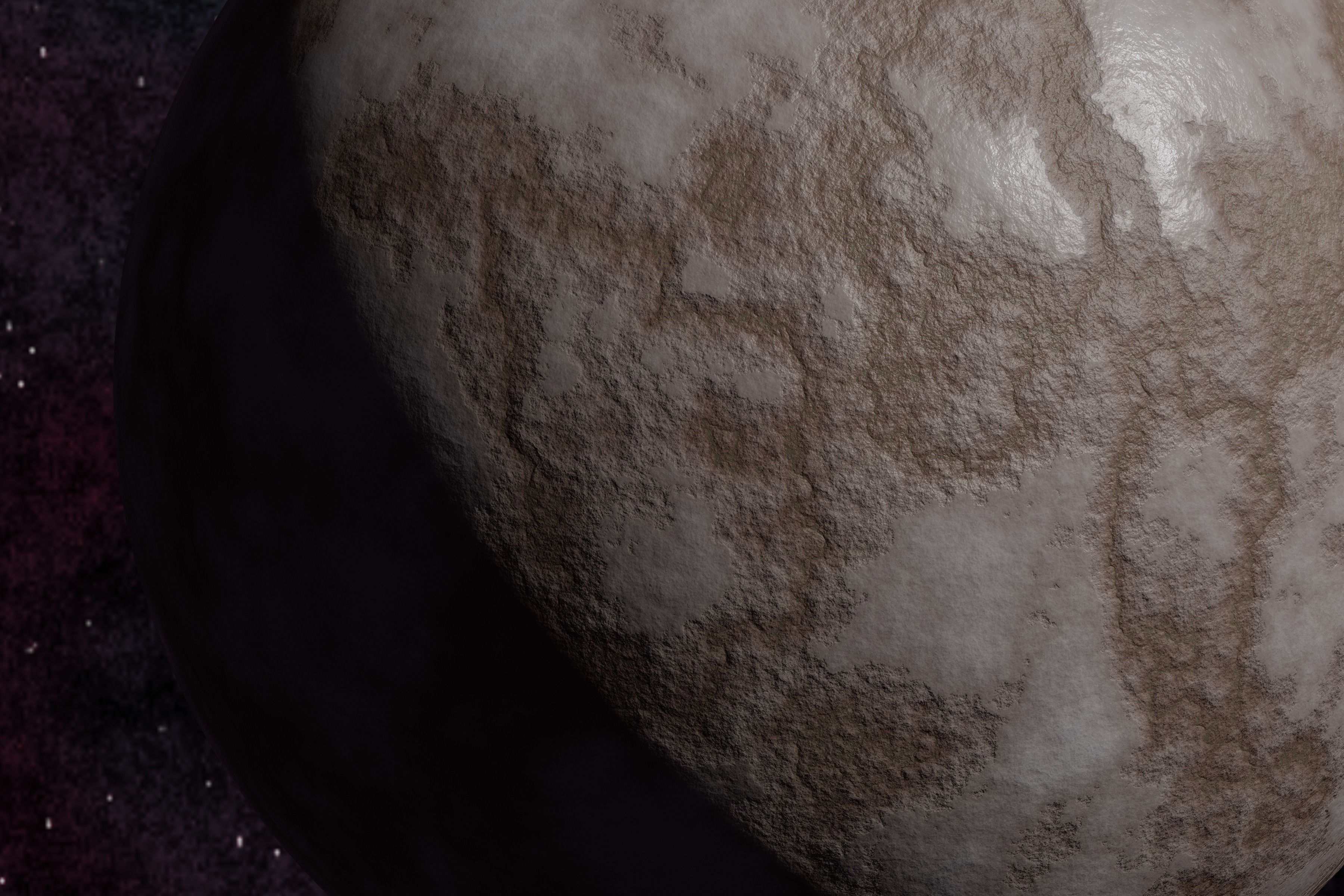 Ice planet 009-alfa Low-poly 3D model_4