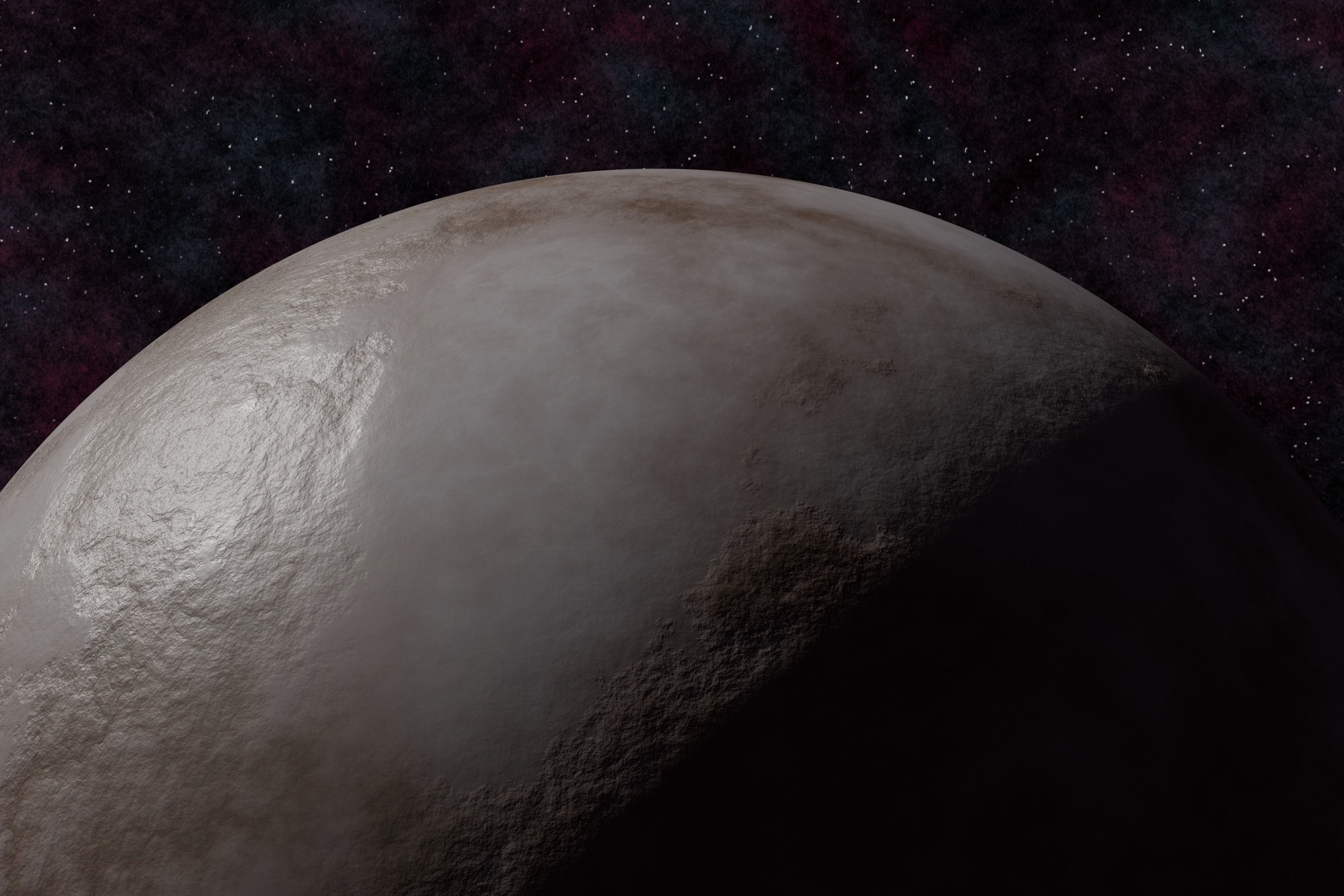 Ice planet 009-alfa Low-poly 3D model_7