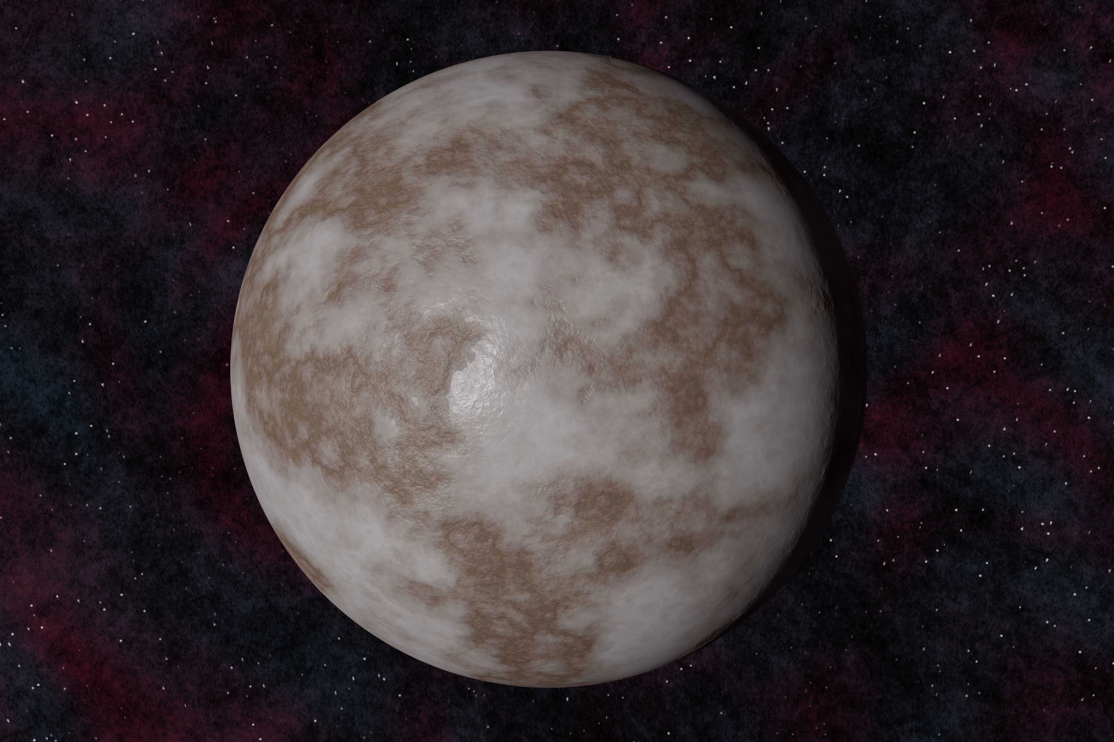 Ice planet 009-alfa Low-poly 3D model_2