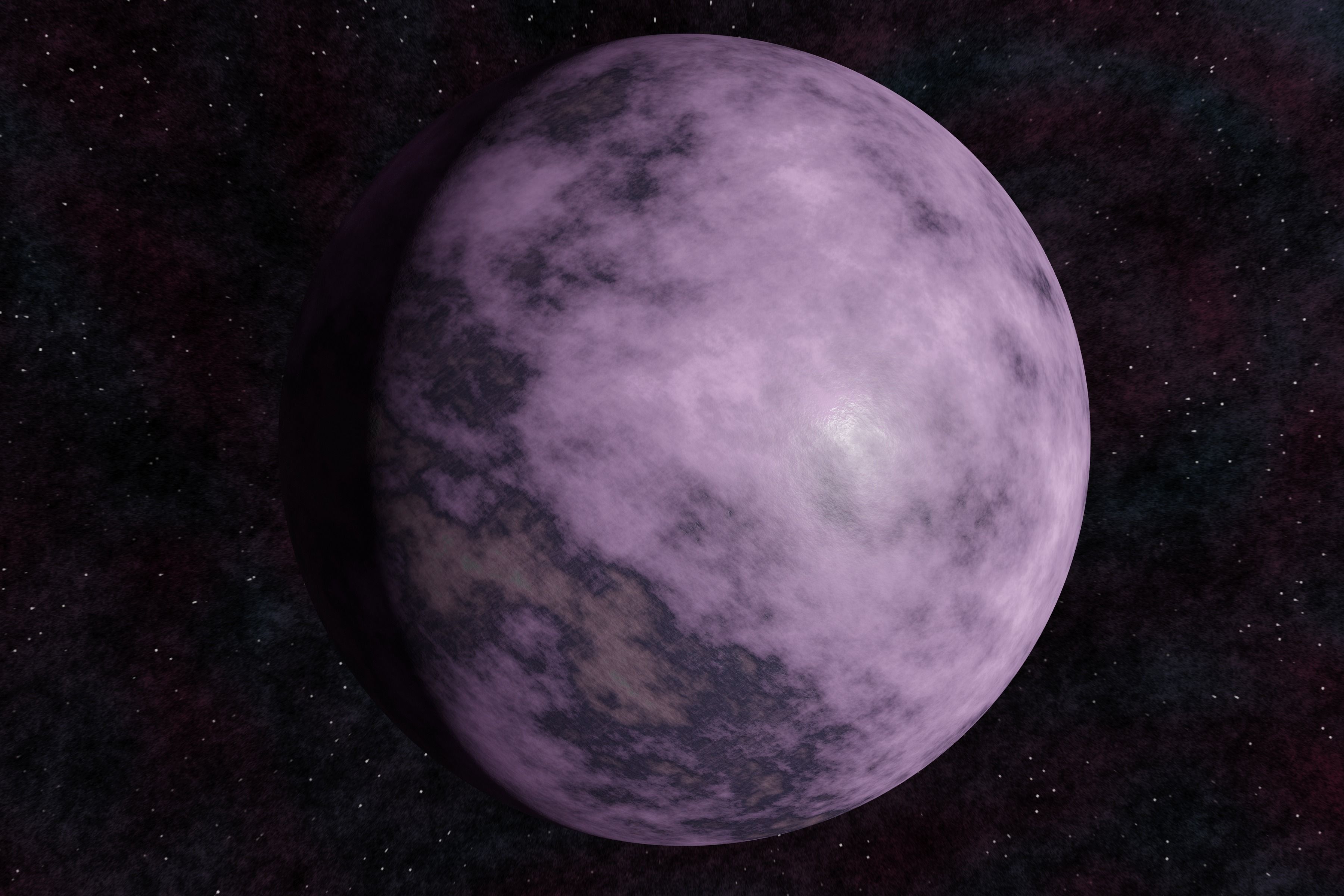 Ice planet 010-alfa Low-poly 3D model_1