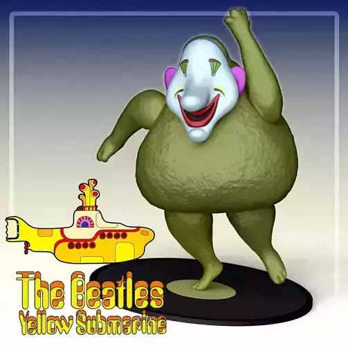 Yellow Submarine Jeremy 3D print model