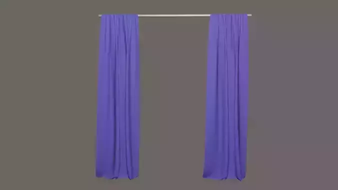Curtains curtain 3D model