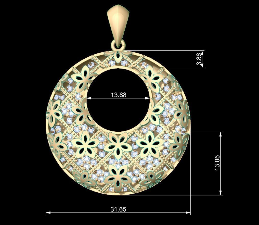 Ultra Vision Pendant 146 3D print model_5