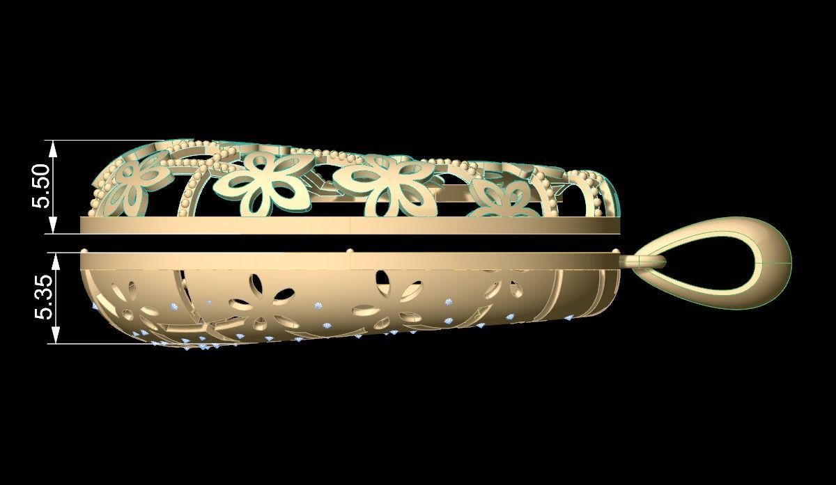 Ultra Vision Pendant 146 3D print model_6