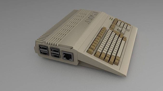 RASPBERRY Pi4 AMIGA CASE 3D print model