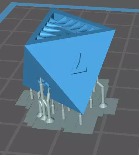 Mimic Dice 8 Faces Free low-poly 3D model Free low-poly 3D model_0