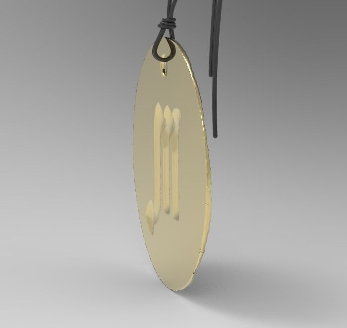 Zodiac Coin Scorpio 3D print model_3