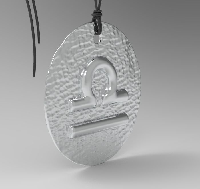 Zodiac Coin Libra 3D print model_15