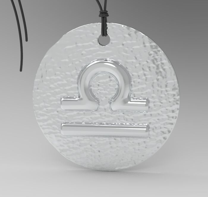 Zodiac Coin Libra 3D print model_18