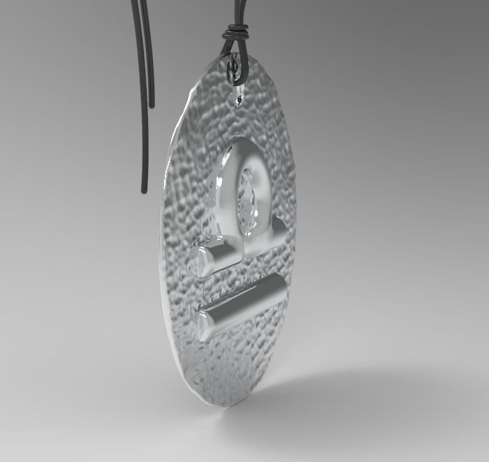 Zodiac Coin Libra 3D print model_14