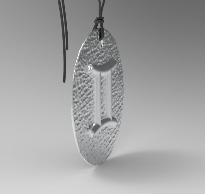 Zodiac Coin Gemini 3D print model_14