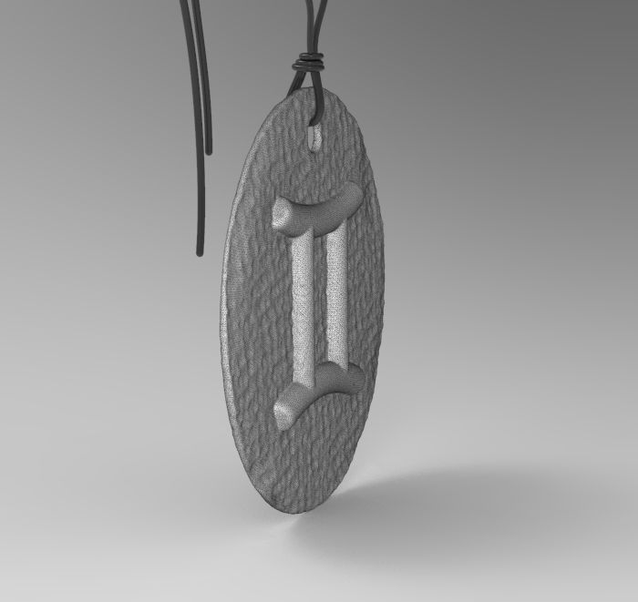 Zodiac Coin Gemini 3D print model_24