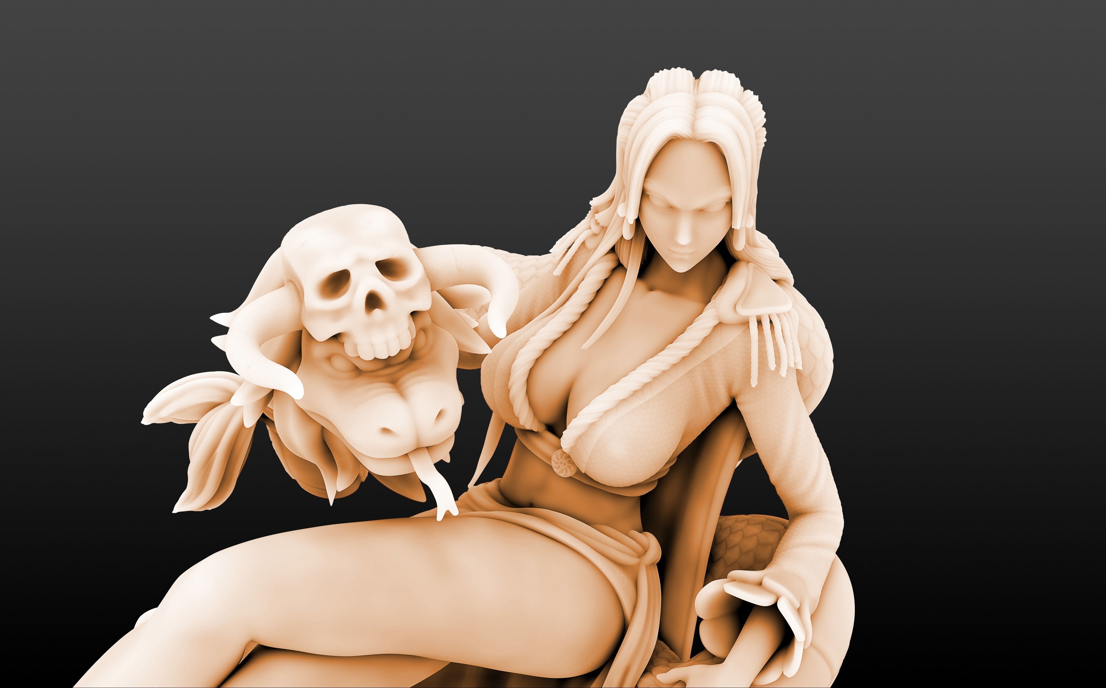 Boa Hancock 3D print model_4