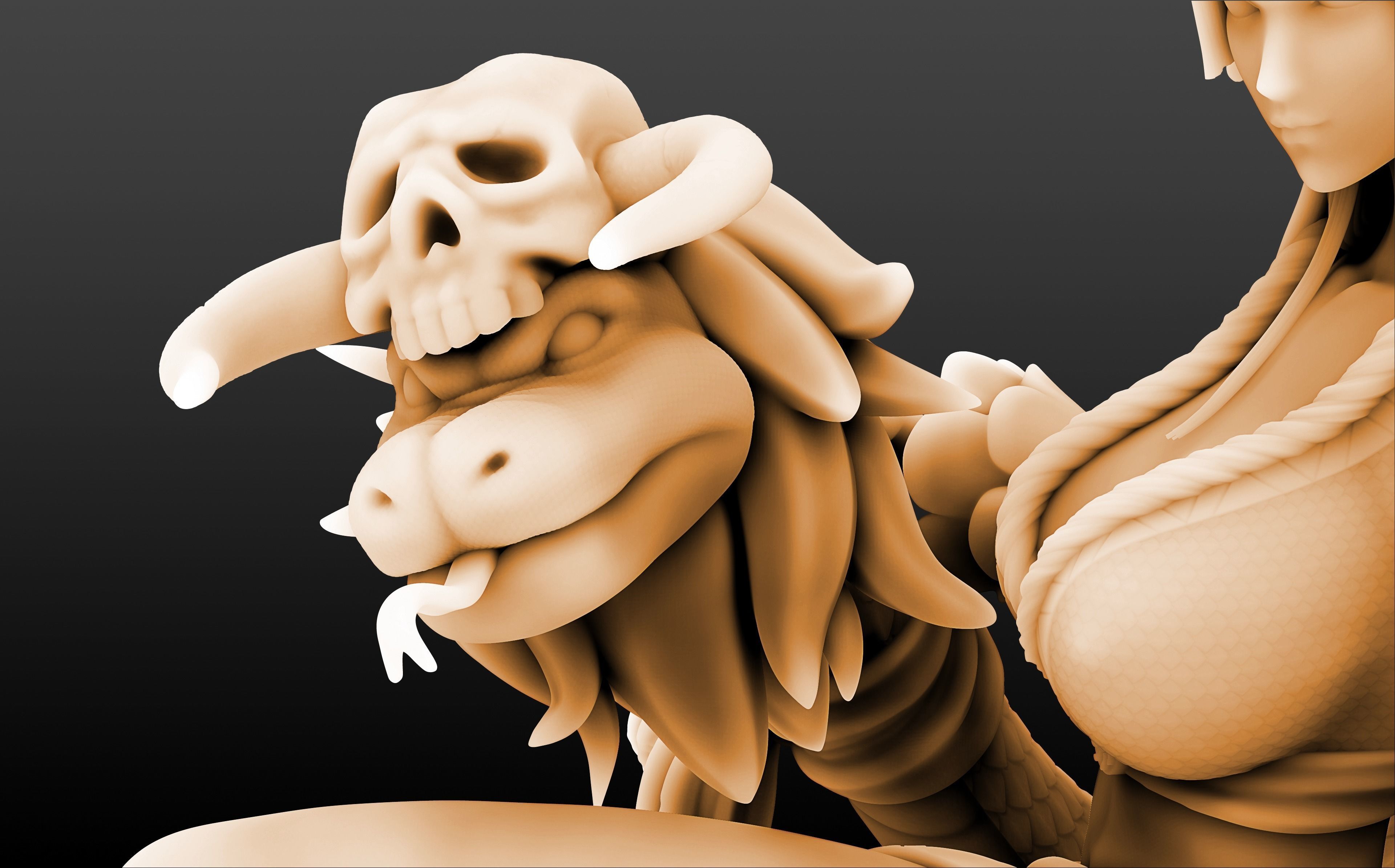 Boa Hancock 3D print model_1