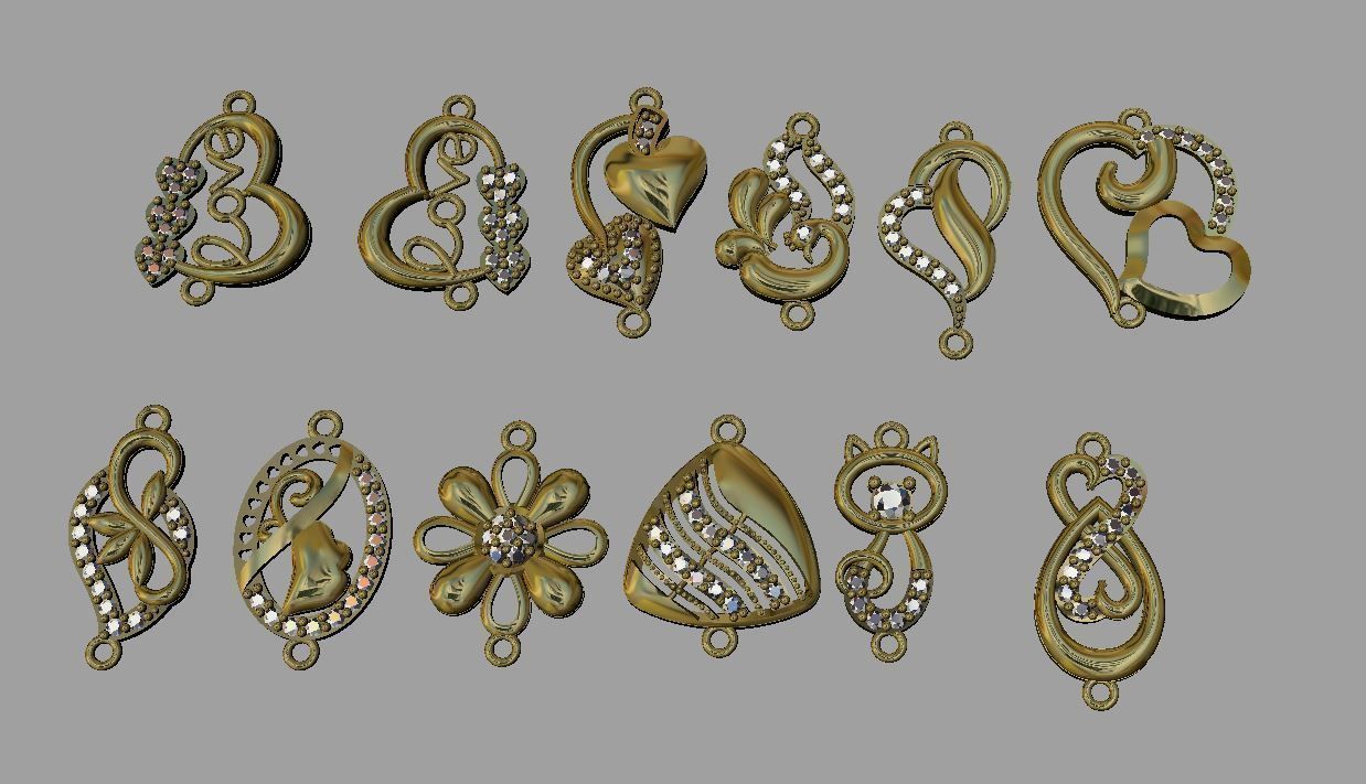 tiny piece of gold 3D print model_1