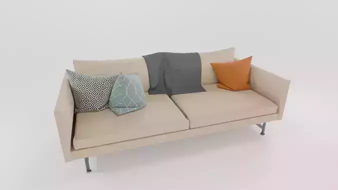 Calmo 2 Seater 95 Metal Base