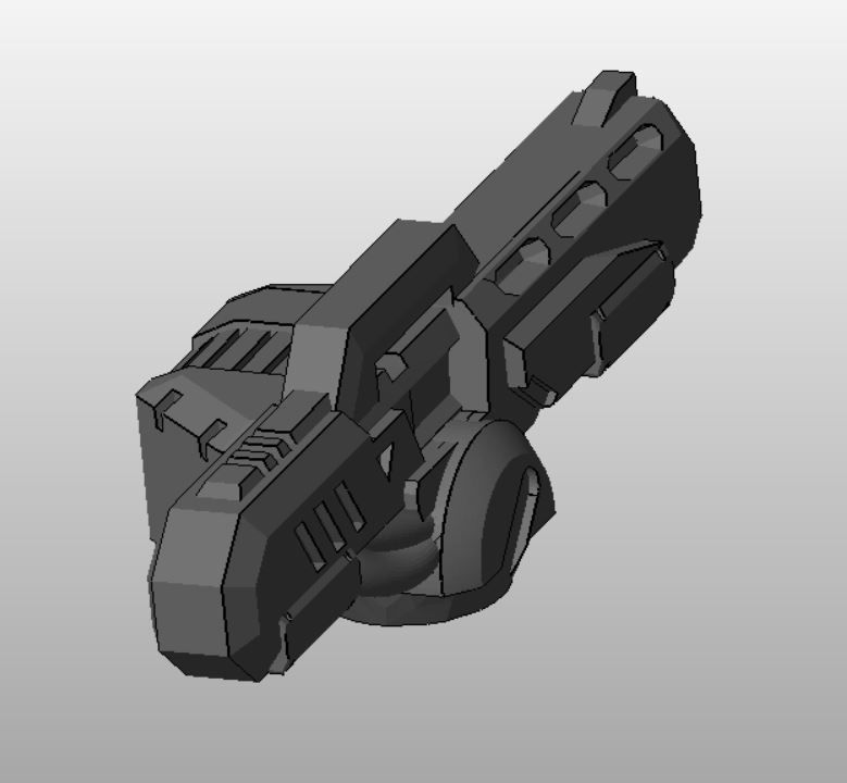 CHIBI-TECH SD - PYTHON-IV SMT 3D print model_3