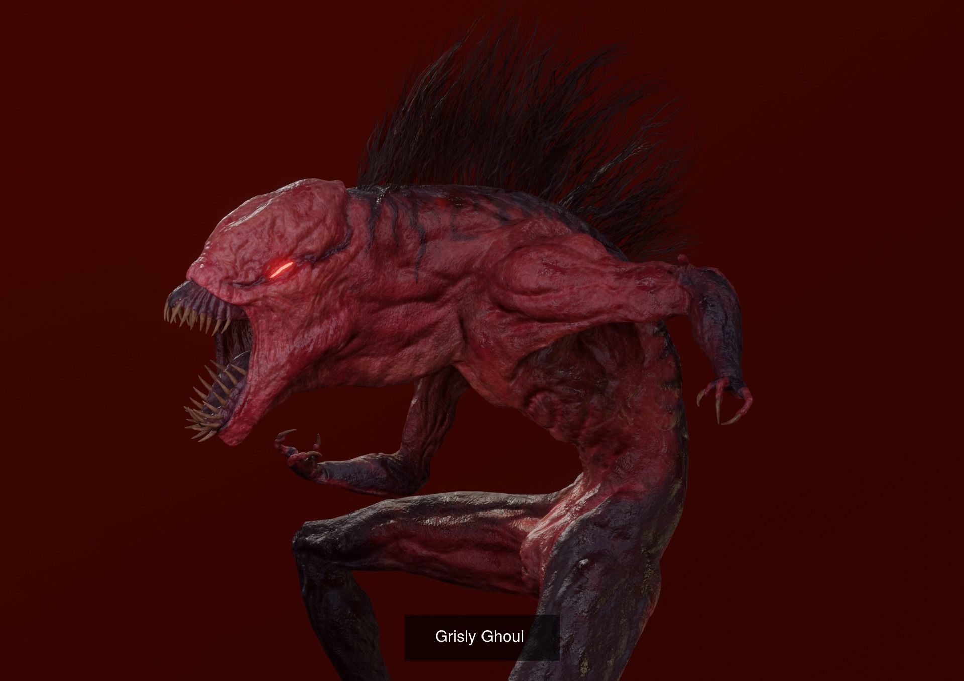 Triple Threat Monster Pack 3D Model Collection_9