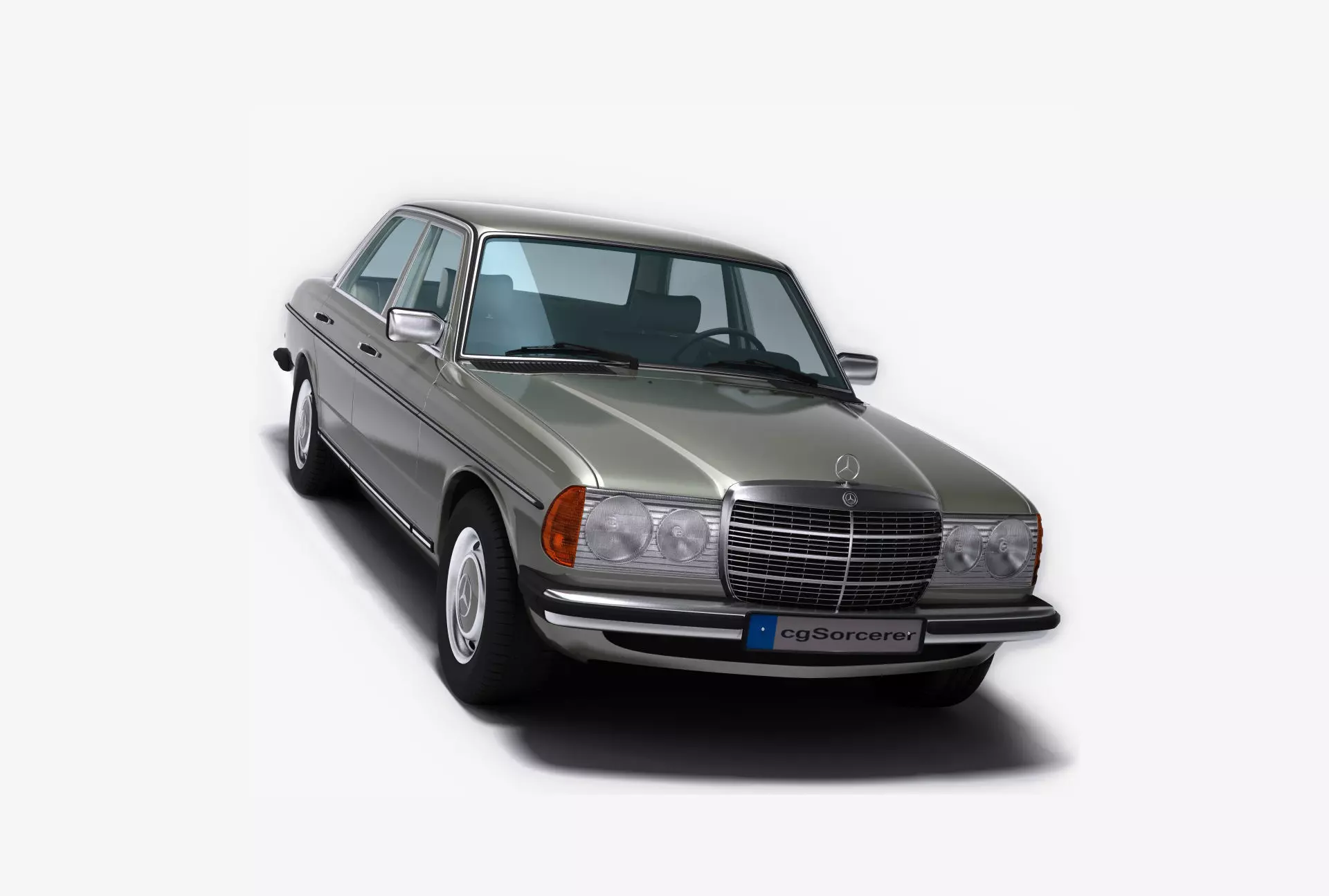Mercedes Benz W123 3D model_0