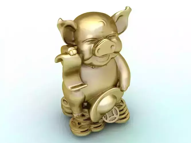 Pig souvenir jewelry - Pig statue 