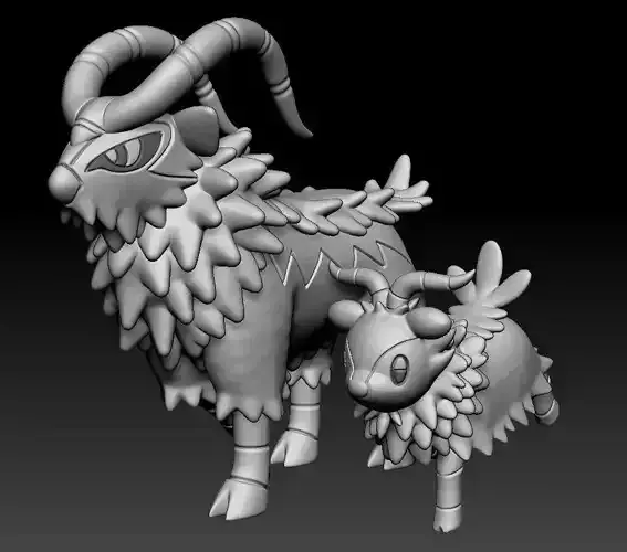 Pokemon Skiddo Gogoat