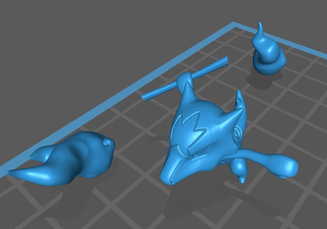 Pokemon Cubone Marowak - Alolan included 3D print model_1