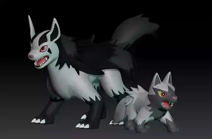 Pokemon Poochyena Mightyena