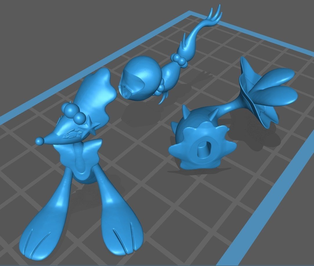 Pokemon Popplio Brionne Primarina 3D print model_2
