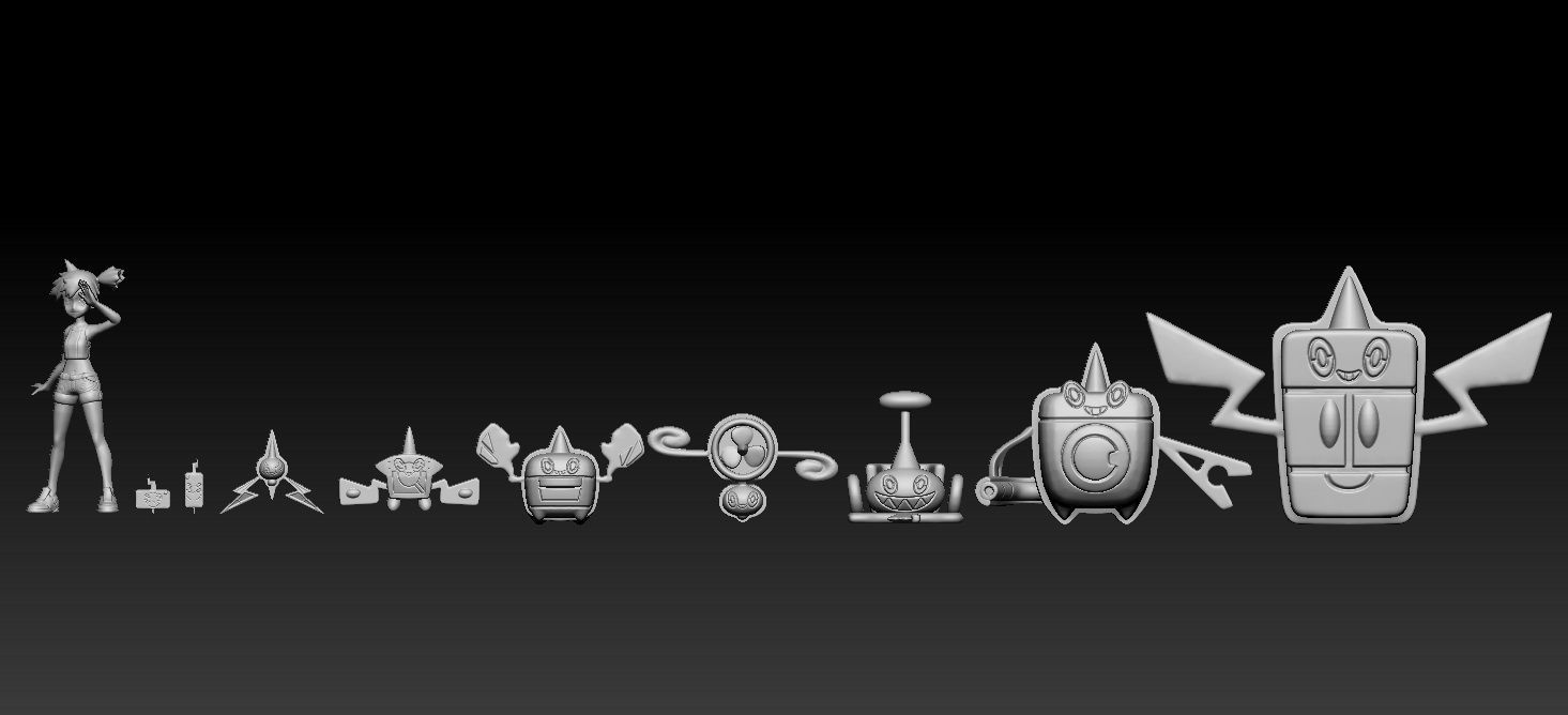 Pokemon Rotom 3D print model_2