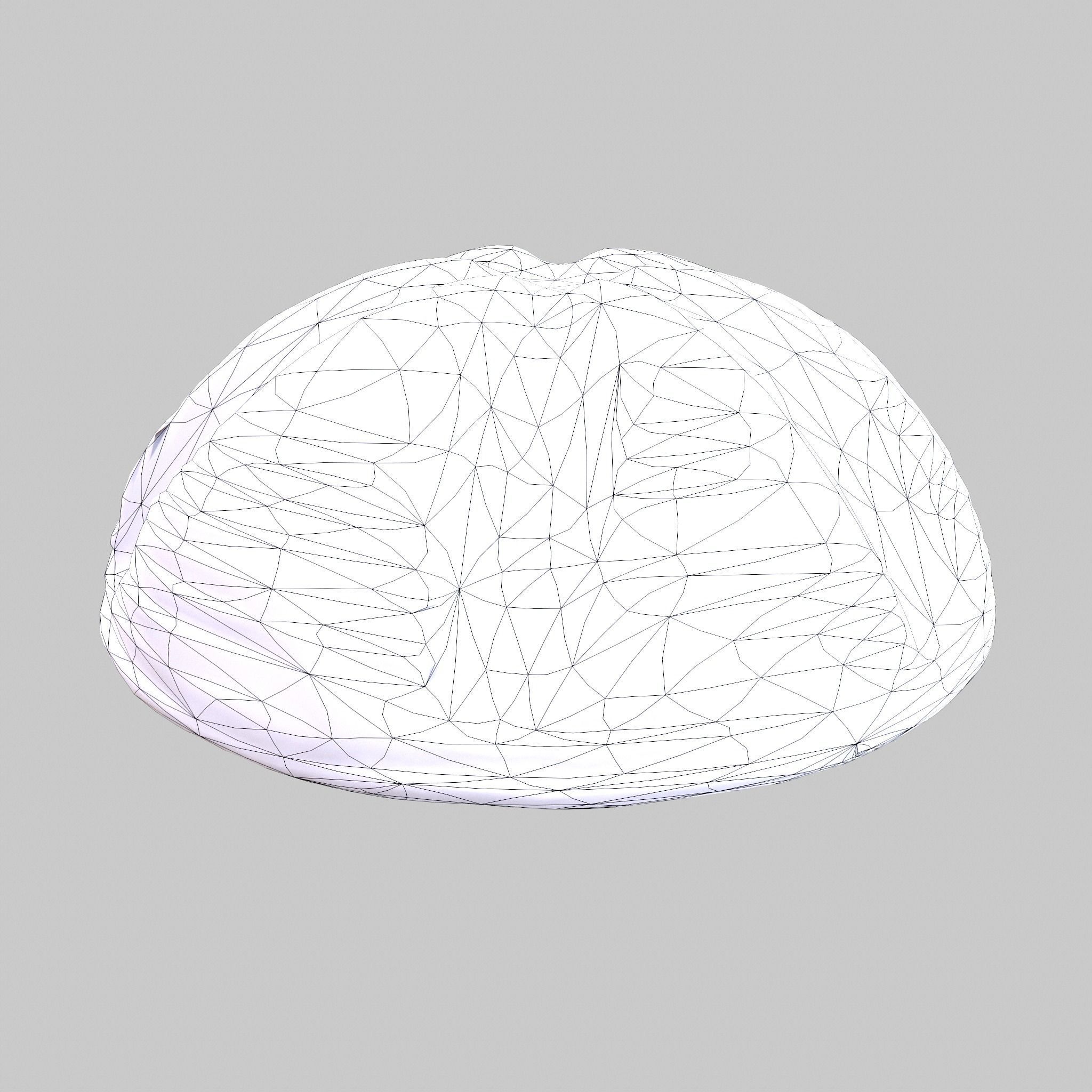 Medieval Style Cross Top Bread  Low-poly 3D model_28