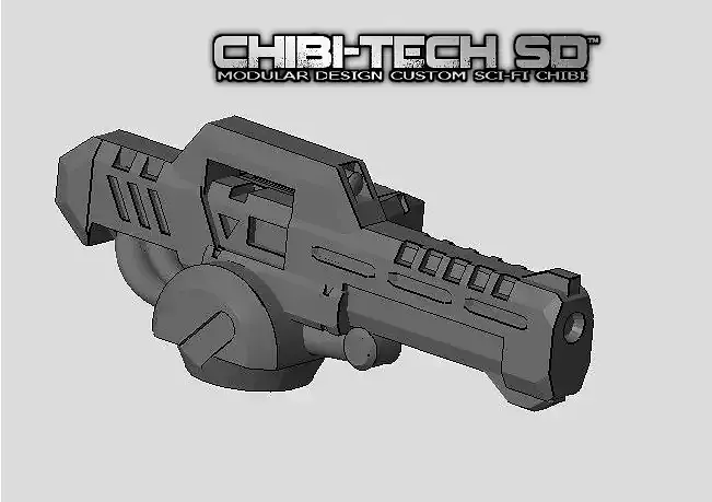 CHIBI-TECH SD - SARV IV GAUSS SMT 3D print model