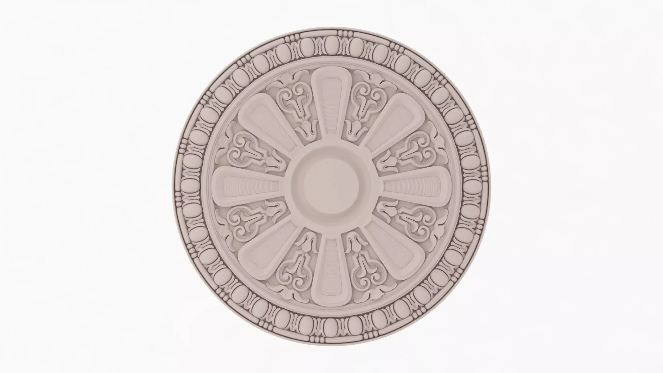Classic Ceiling Medallion 62 3D model_0